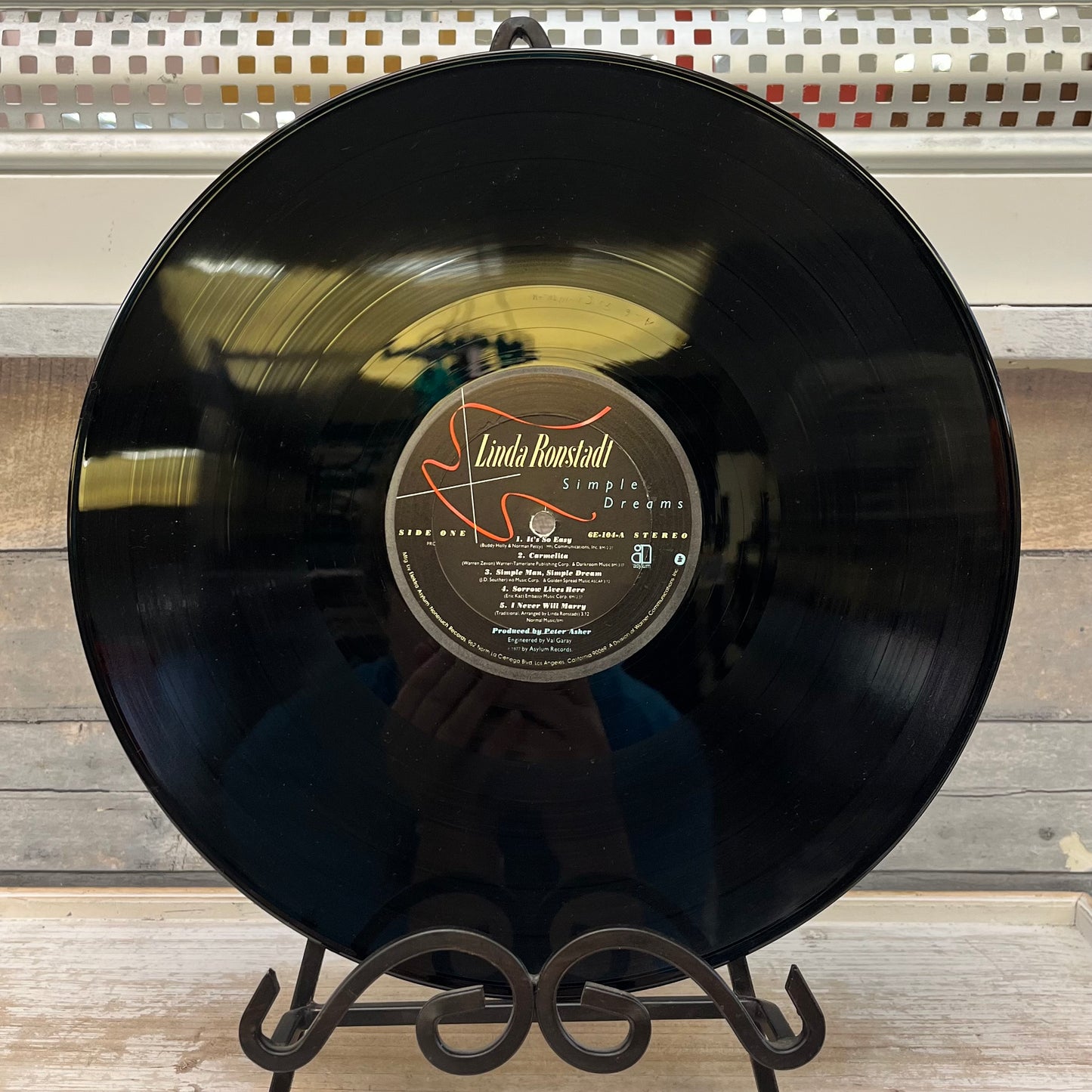 Linda Ronstadt Simple Dreams Vinyl Record, 1977