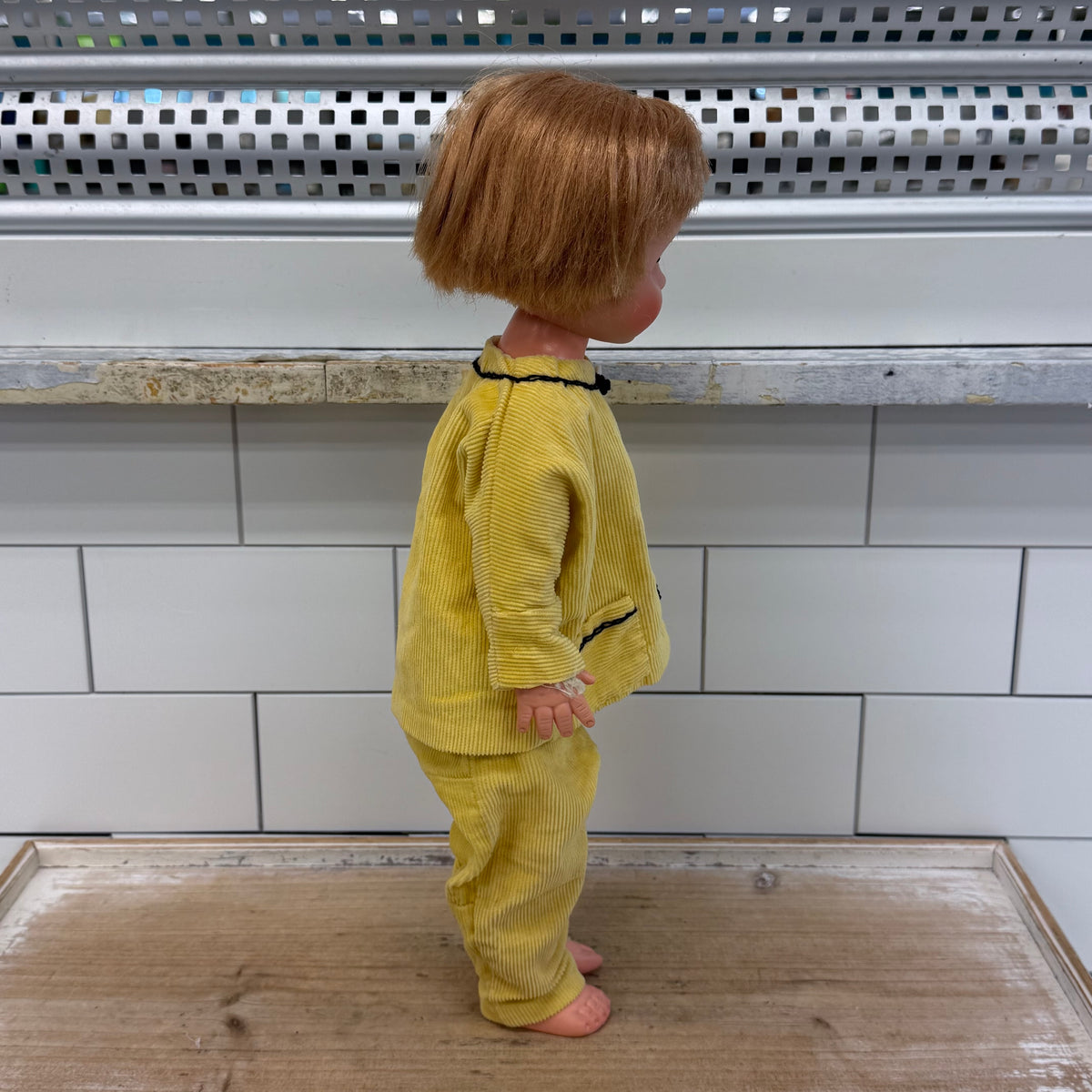 Vintage Allied Eastern AE Blonde Sleep Eye Doll 15” 1960s