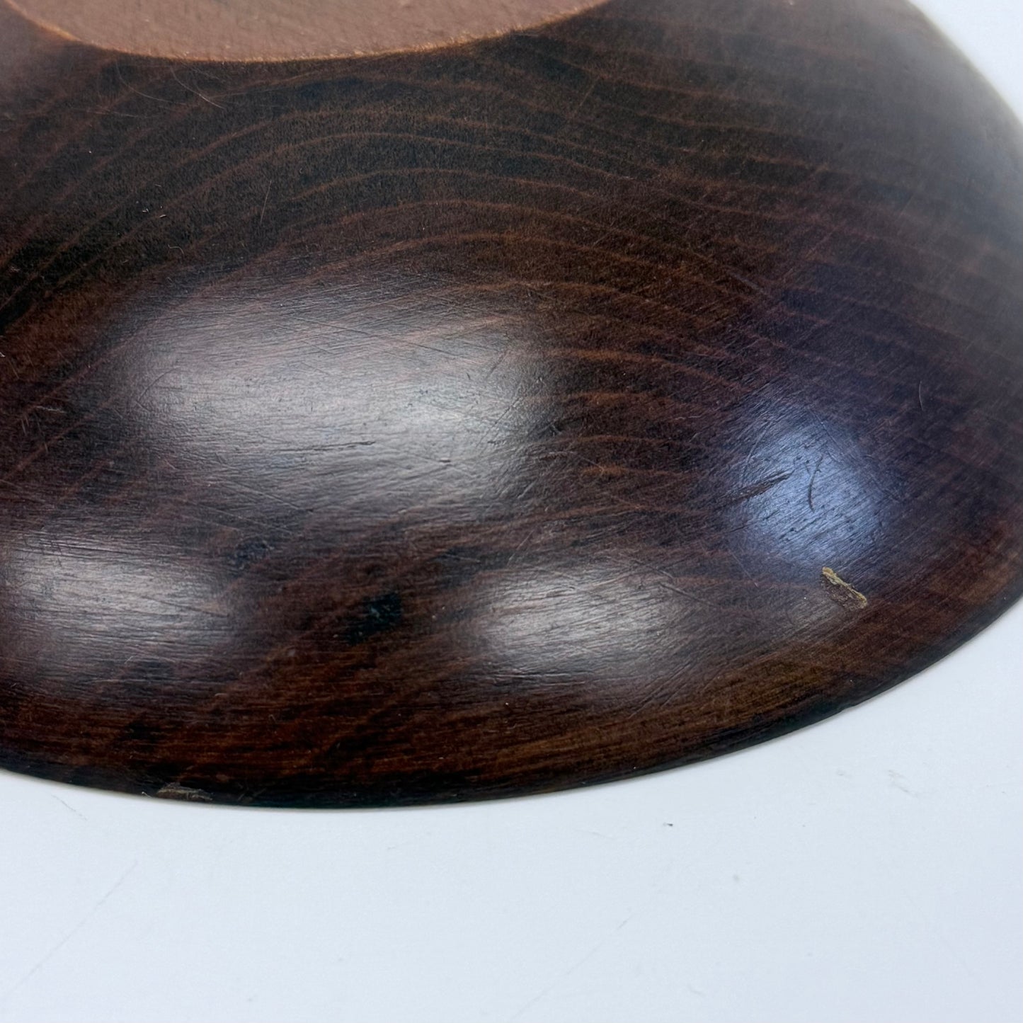 Handcrafted Canadian Wooden Bowls Set of 6 Vintage Rustic
