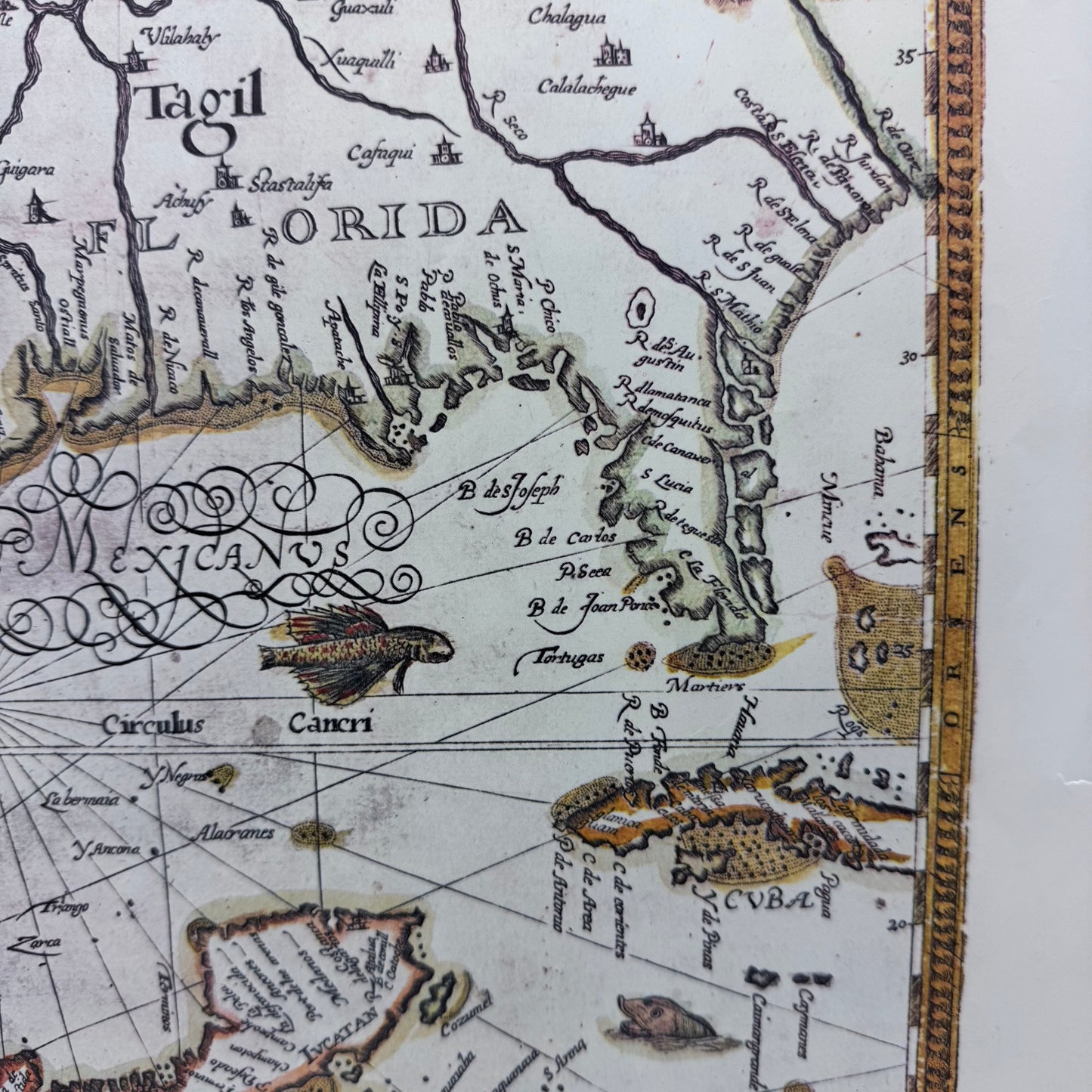 Gabriel Tatton The New World Map Art Print, By American Heritage