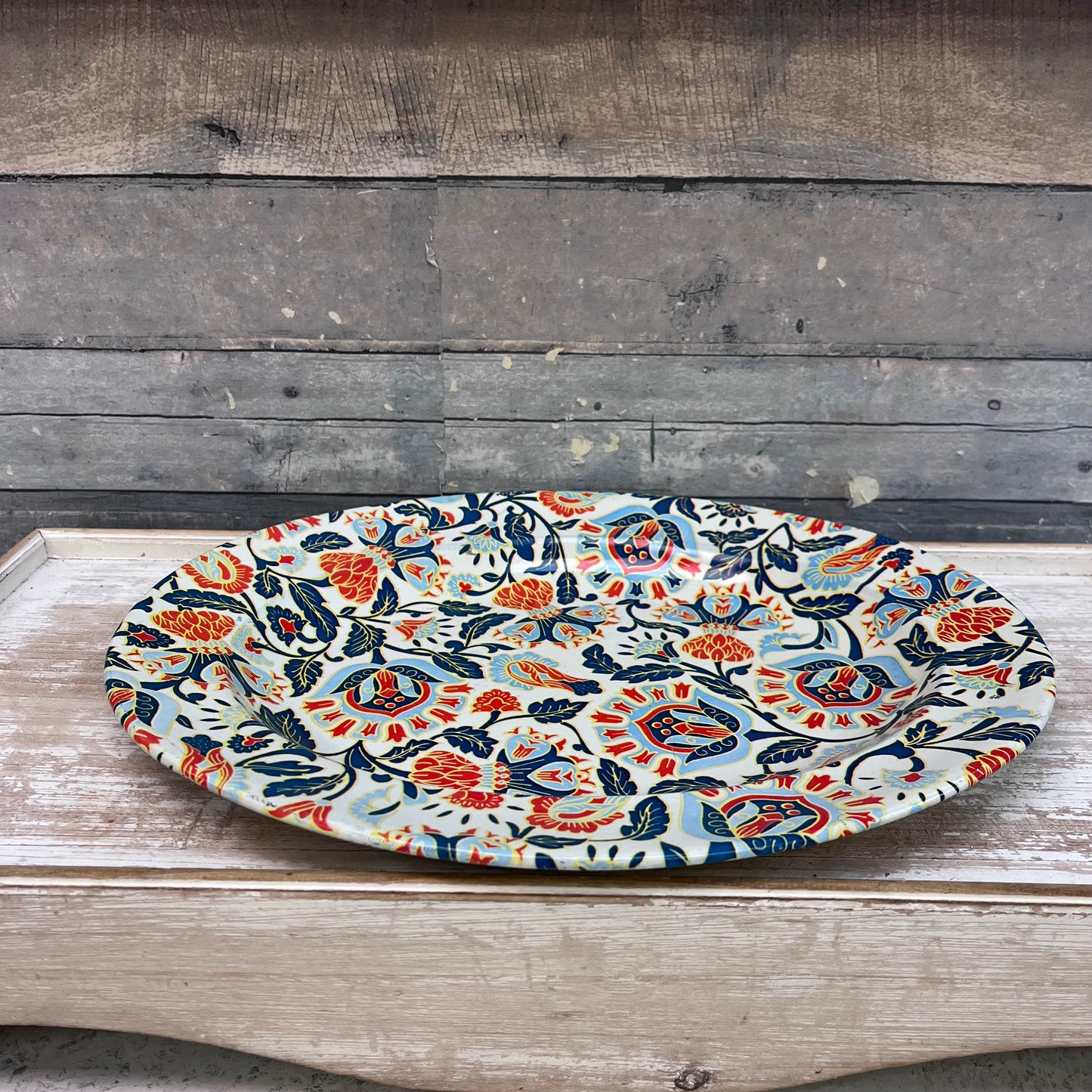 Nevco Floral Metal Tray