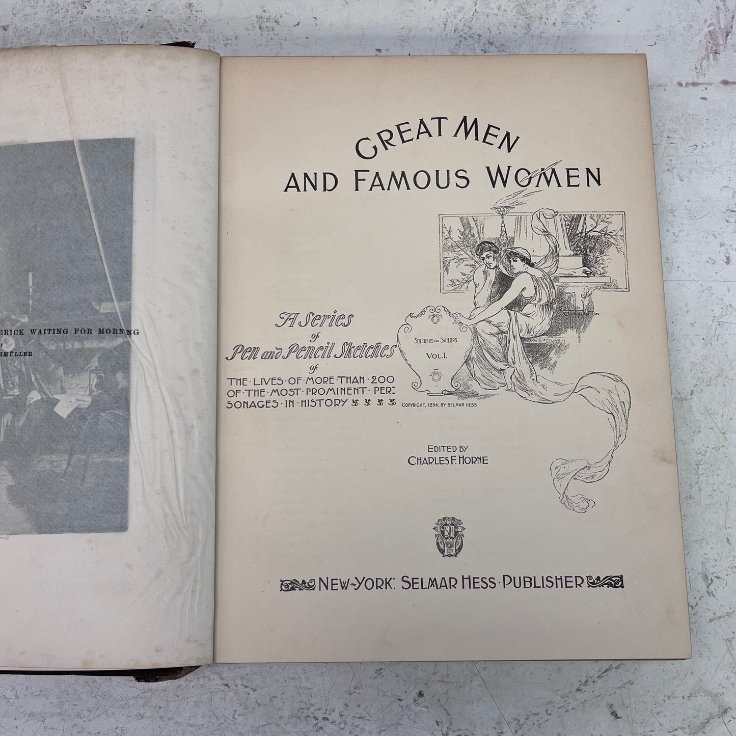 Great Men and Famous Women Illustrated 4 Volume Set, 1894