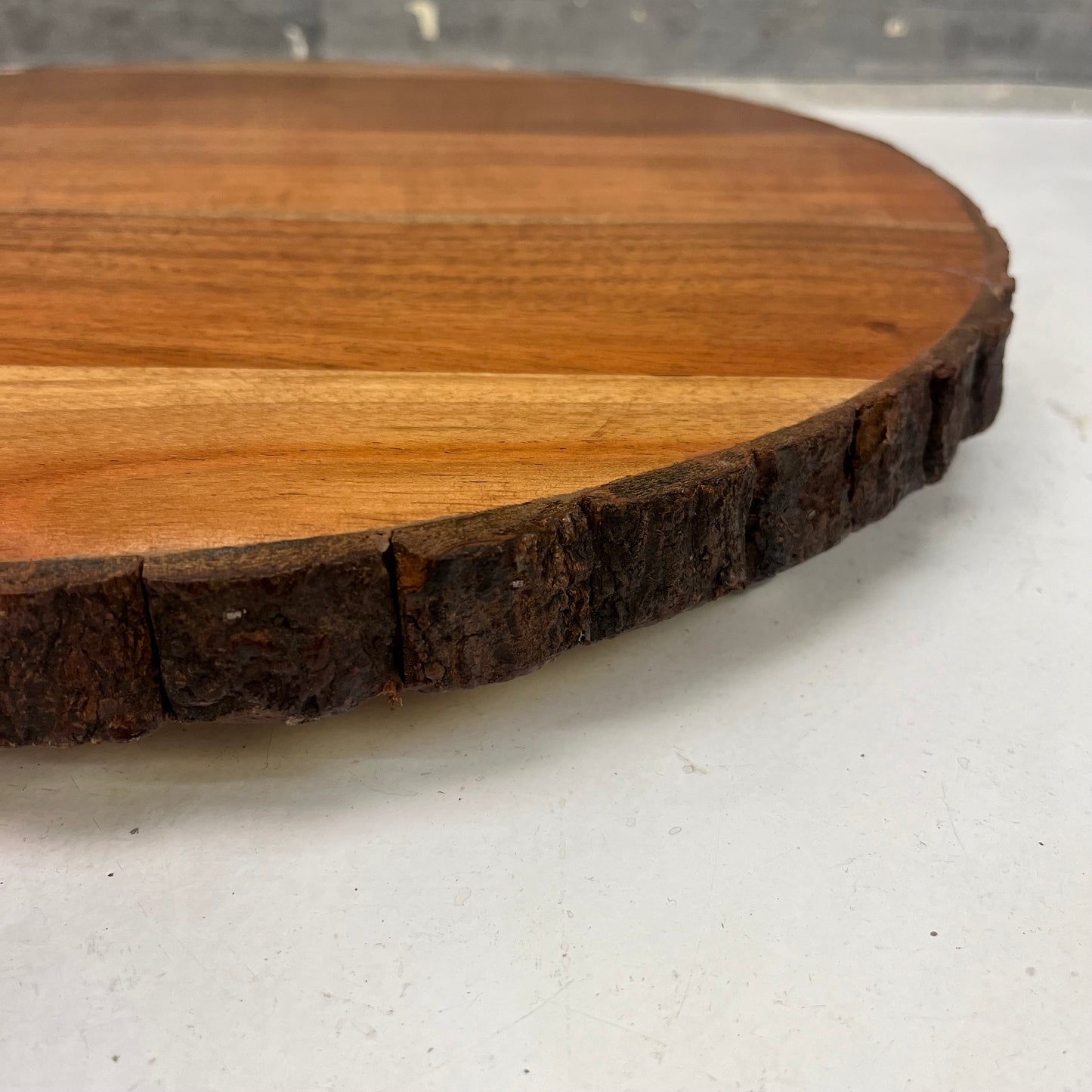 Rustic AVA Bark Edge Wooden Serving Tray