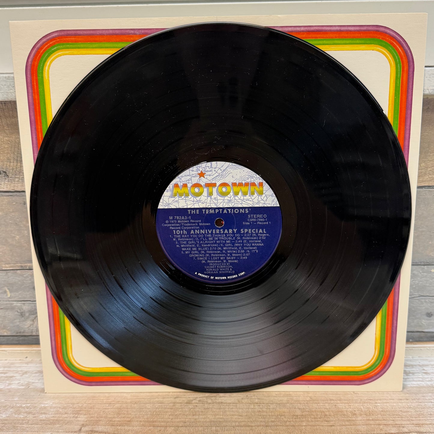 The Temptations Anthology Triple Vinyl Record with Booklet, 1973