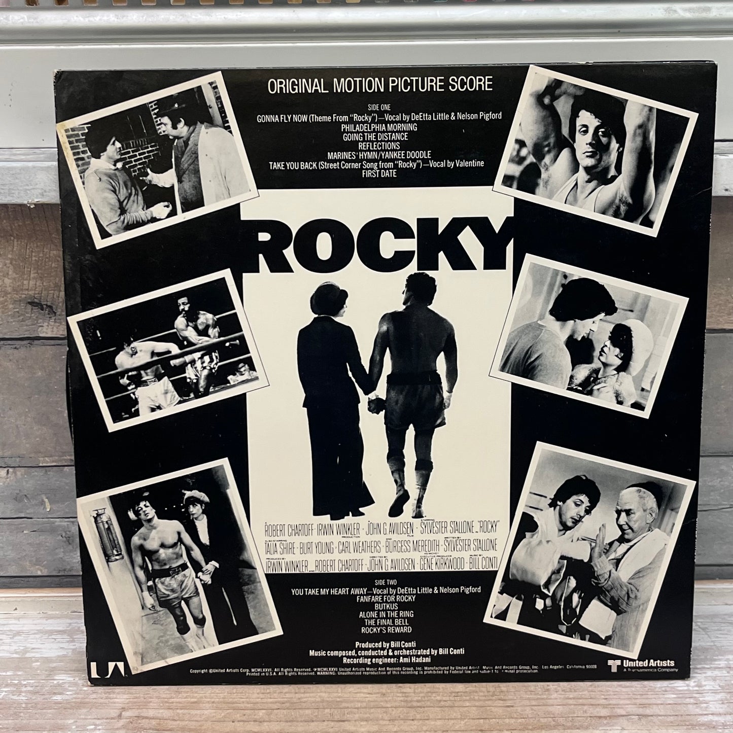 Rocky Original Motion Picture Score Vinyl Record, 1976