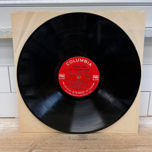 Johnny Cash At Folsom Prison Vinyl LP 1968 -- CS 9639
