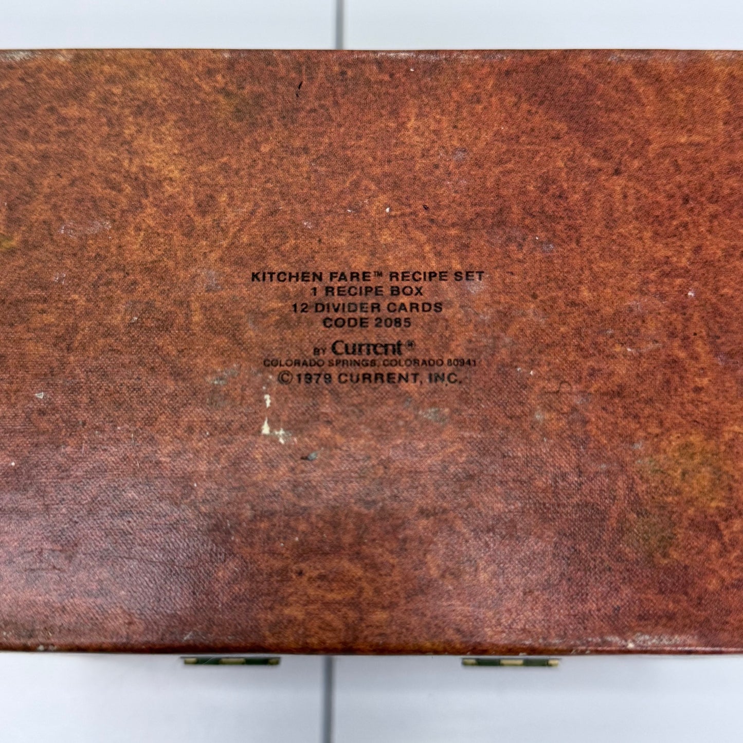 The Current Co. Vegetable Recipe Box, 1979