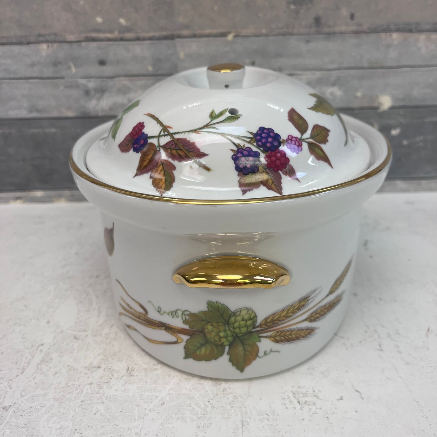 Royal Worcester Evesham Porcelain Casserole Dish
