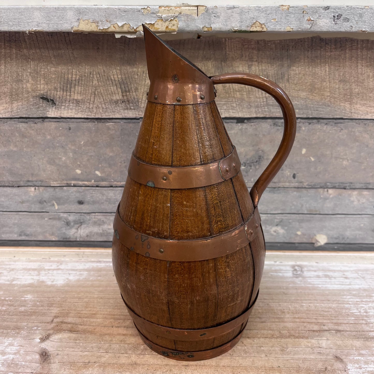 Eugene Leroux Barrel Wine Jug, 1970s