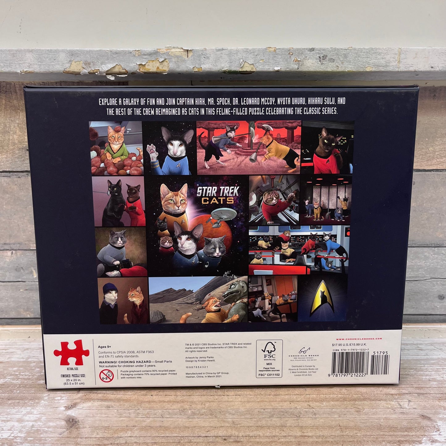 Star Trek Cats 1000 Piece Puzzle, Sealed