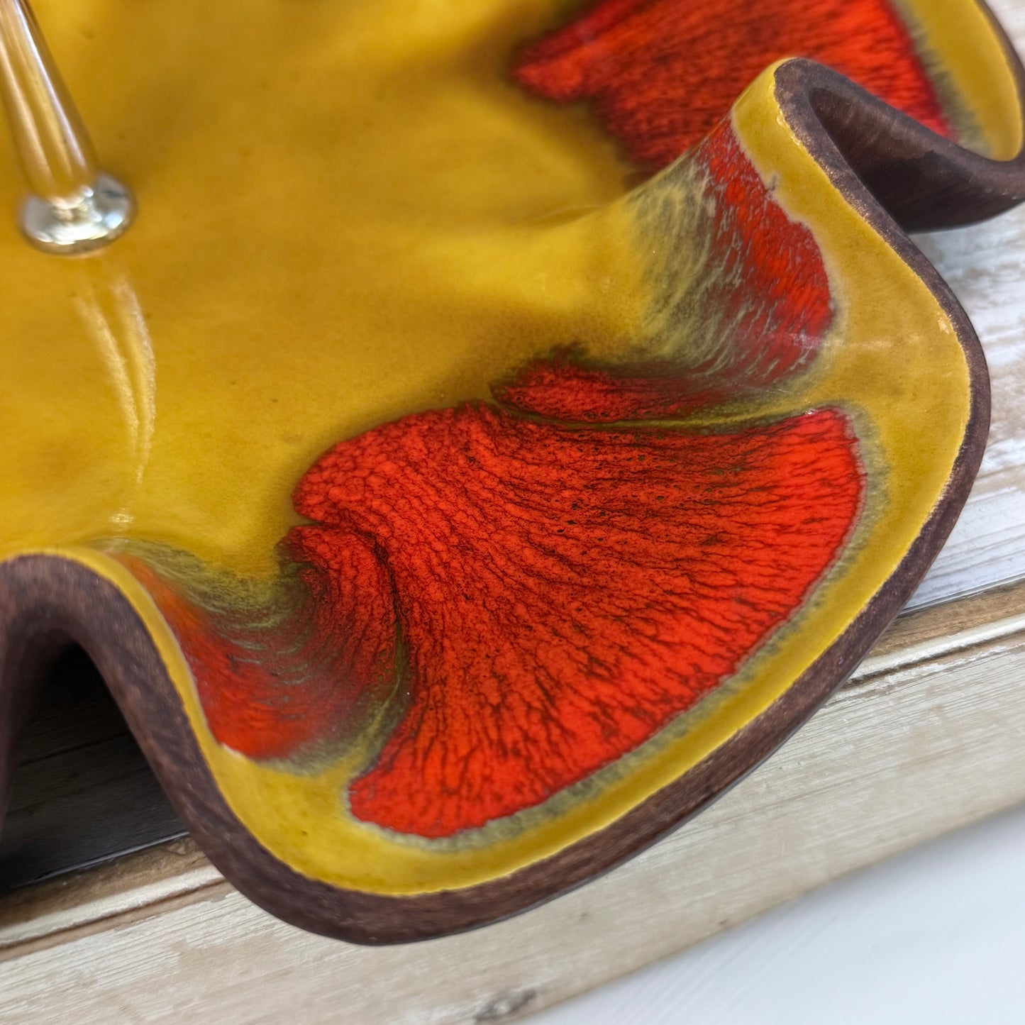 Sequoia Ware Pottery Drip Glaze Tray