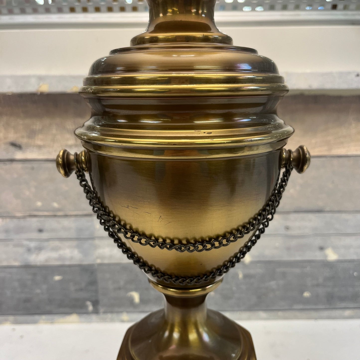 Stiffel Style Solid Brass Table Lamp
