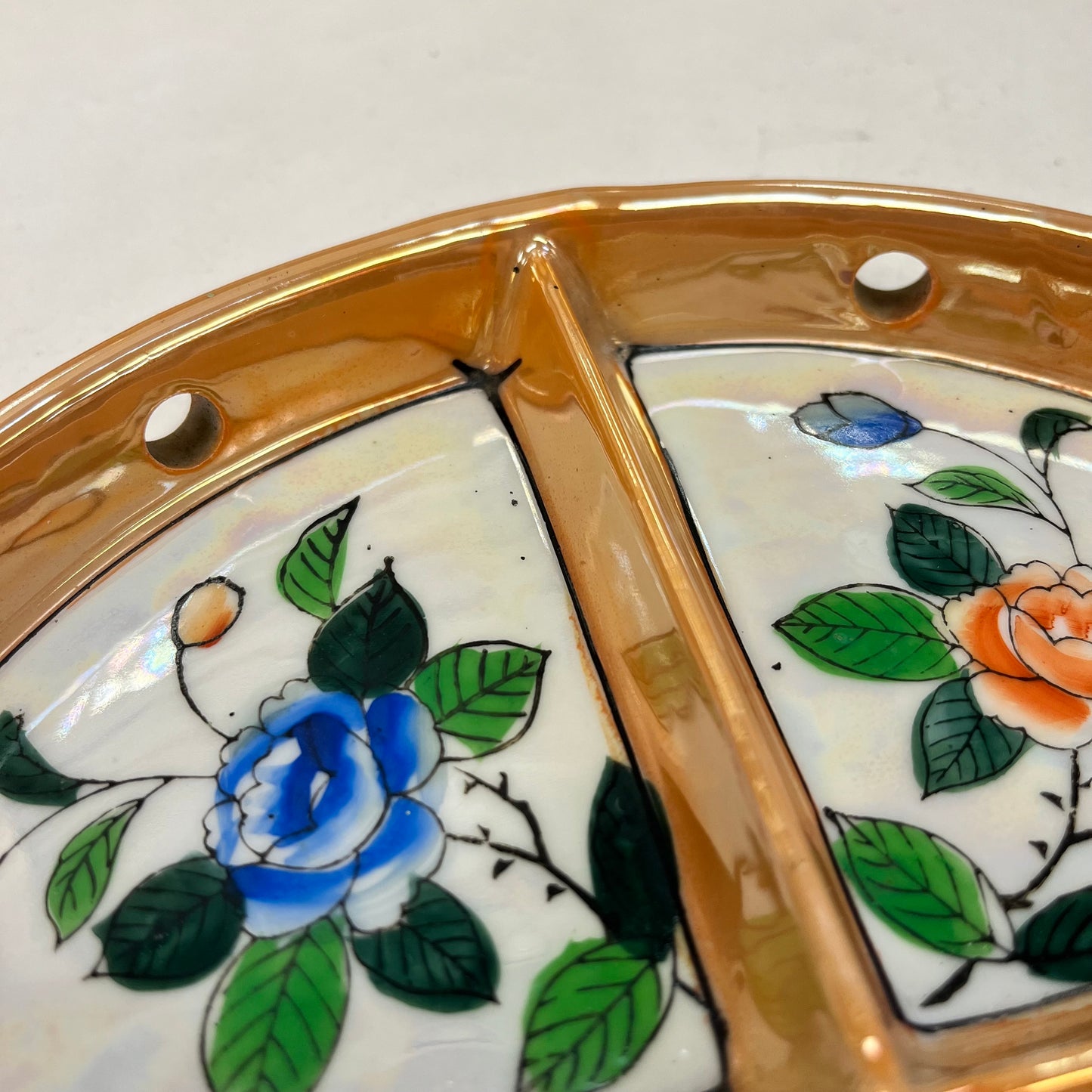 Hotta Yu Shoten & Co. Lusterware Divided Dish