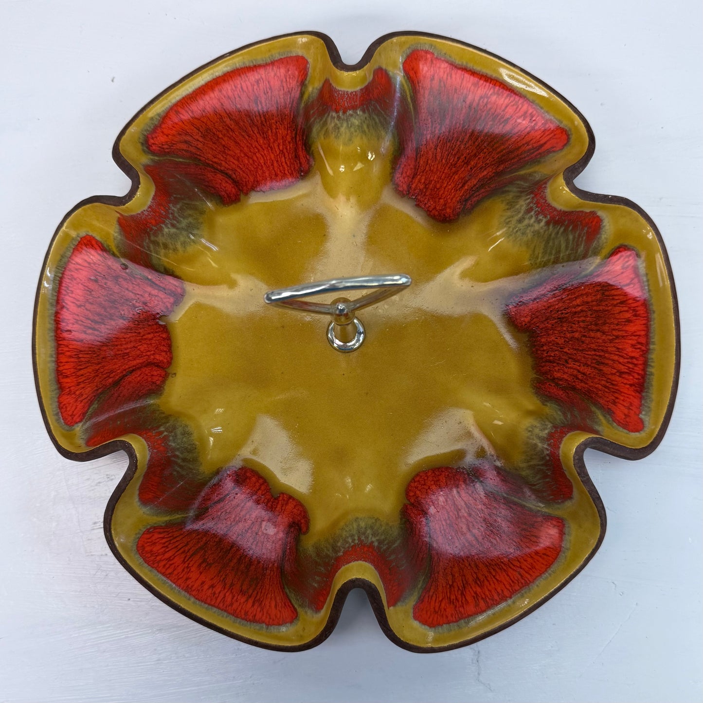 Sequoia Ware Pottery Drip Glaze Tray