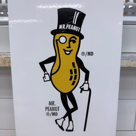 Planters Mr Peanut Metal Sign Vintage Advertising Decor