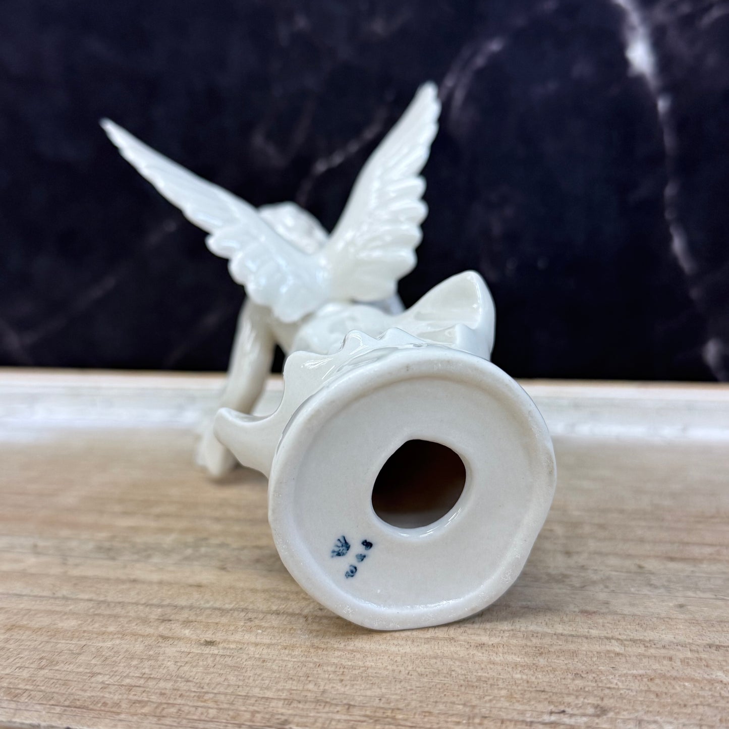 Dresden Style Angel Figurine, Porcelain