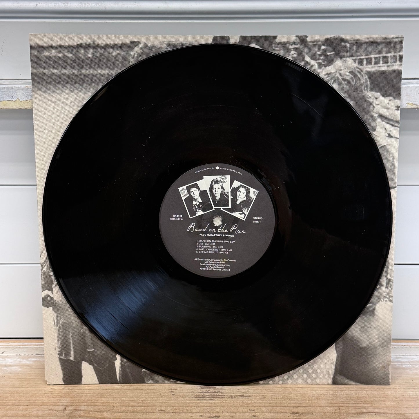 Paul McCartney & Wings Band on the Run Vinyl Record 1973 #SO3415