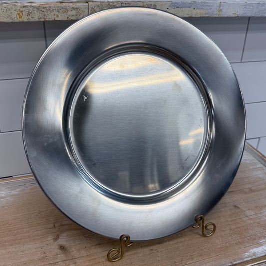 Lundtofte Stainless Steel Dinner Plates Set of 8