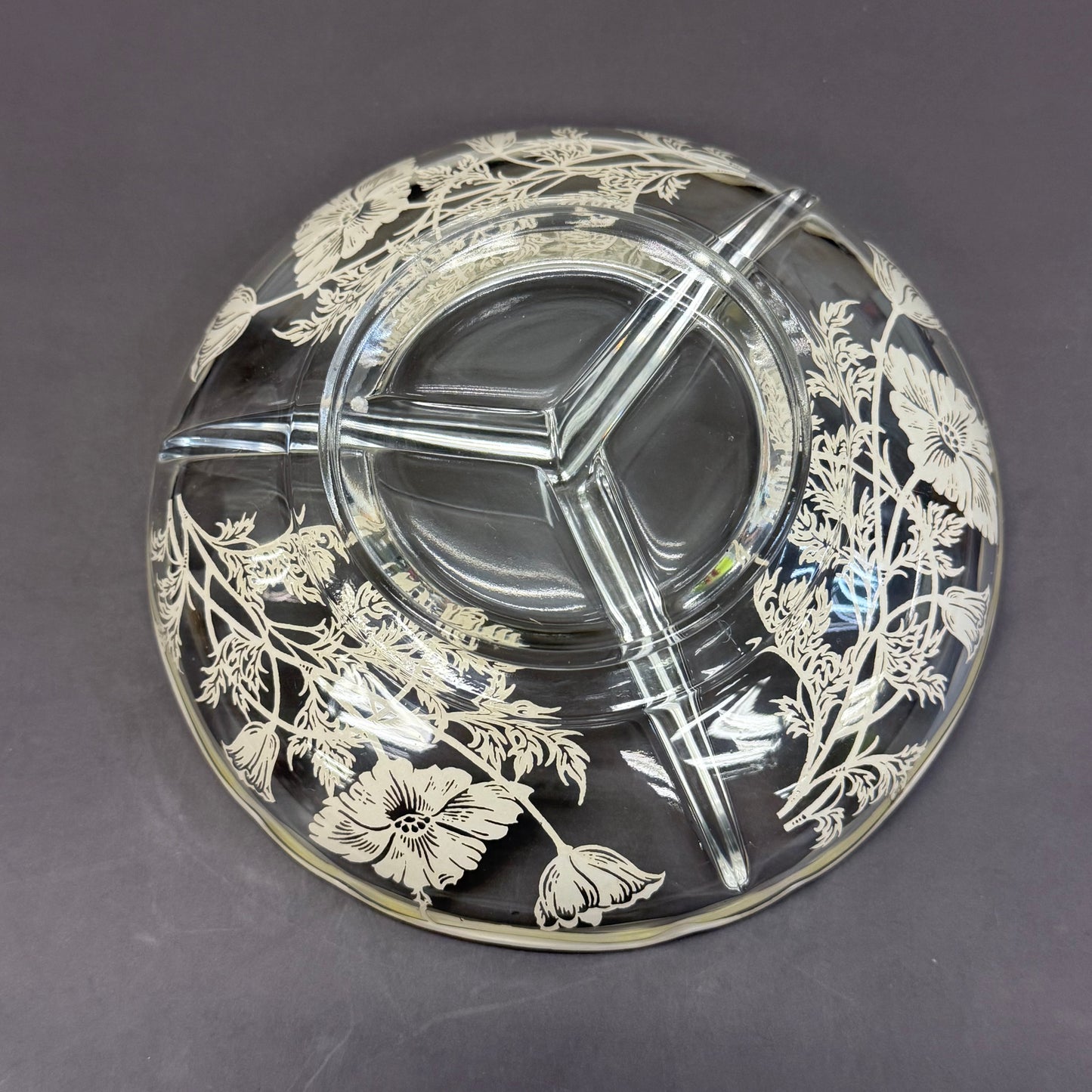 Silver City Glass Co. Poppy Dish