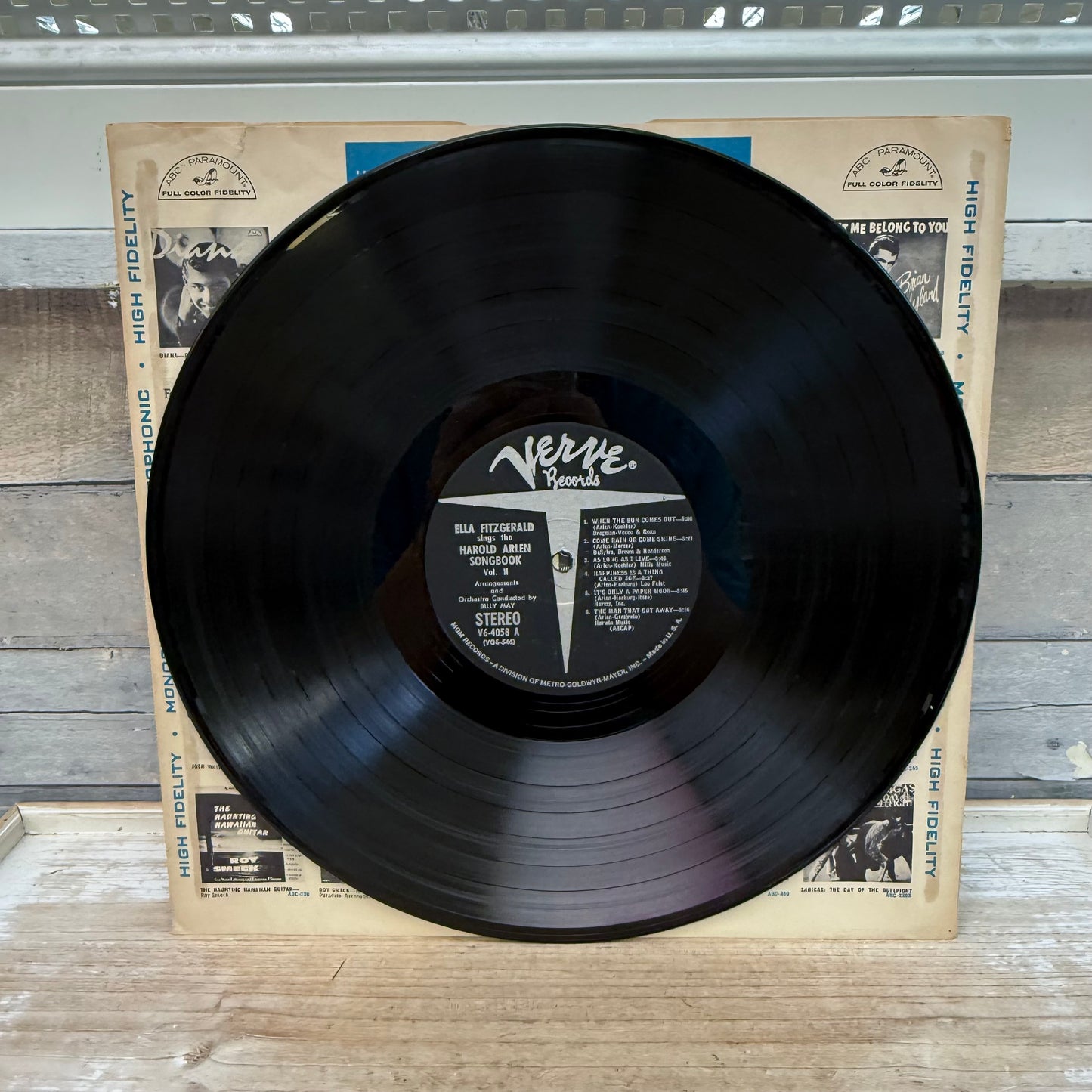 Ella Fitzgerald Sings the Harold Arlen Songbook Vinyl Record, 1961
