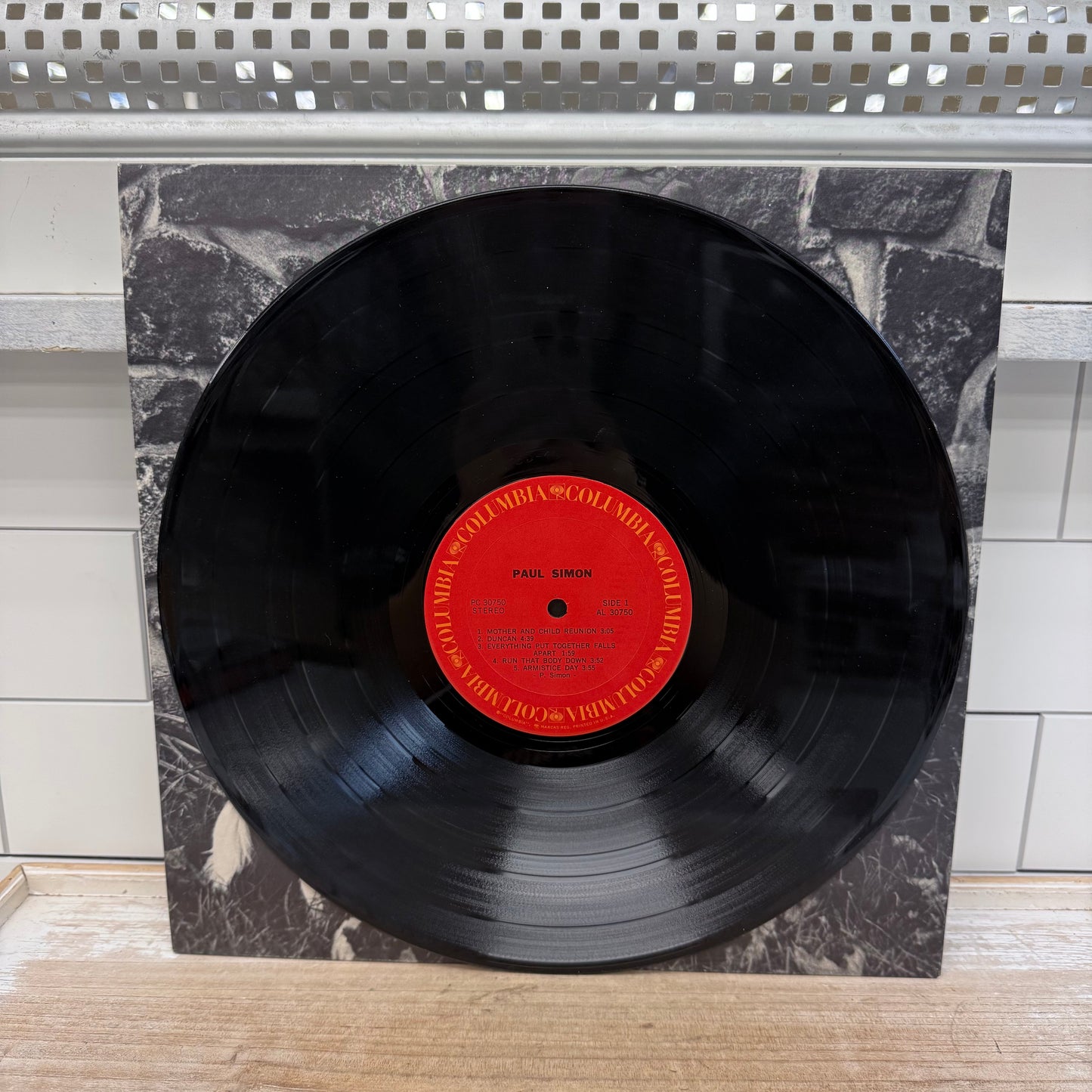 Paul Simon Self Titled Vinyl Record, 1972