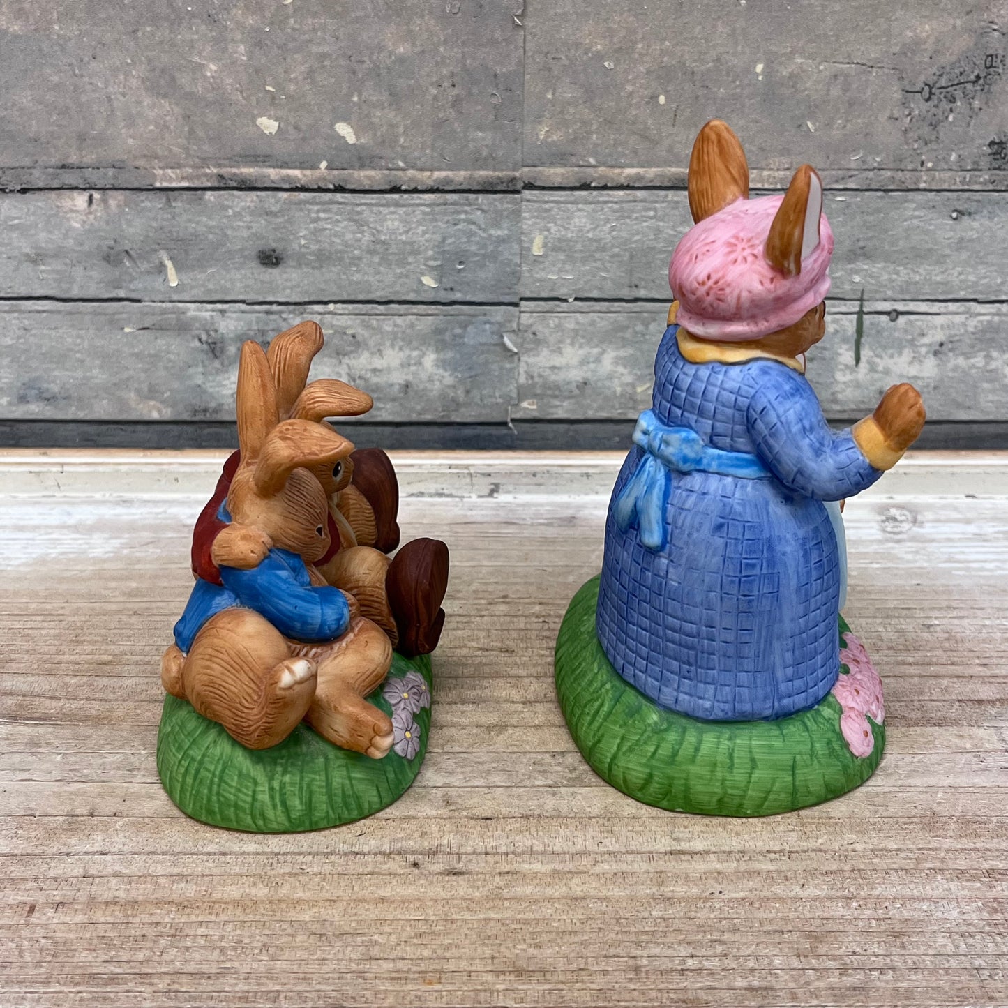 Sigma Beatrix Potter Benjamin Bunny Figurines Set of 2, 1983