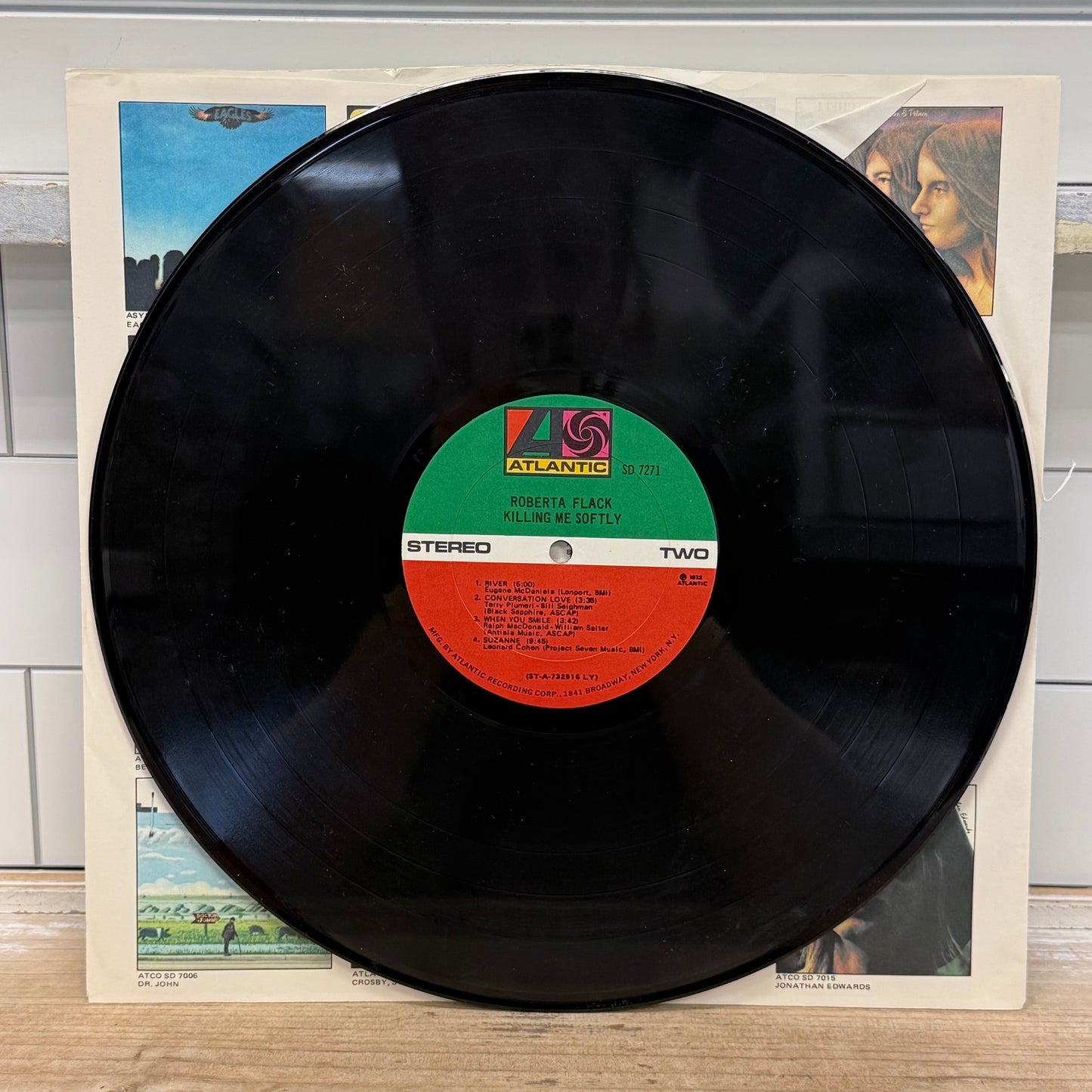Roberta Flack Killing Me Softly Vinyl Record LP 1973 #SD 7271