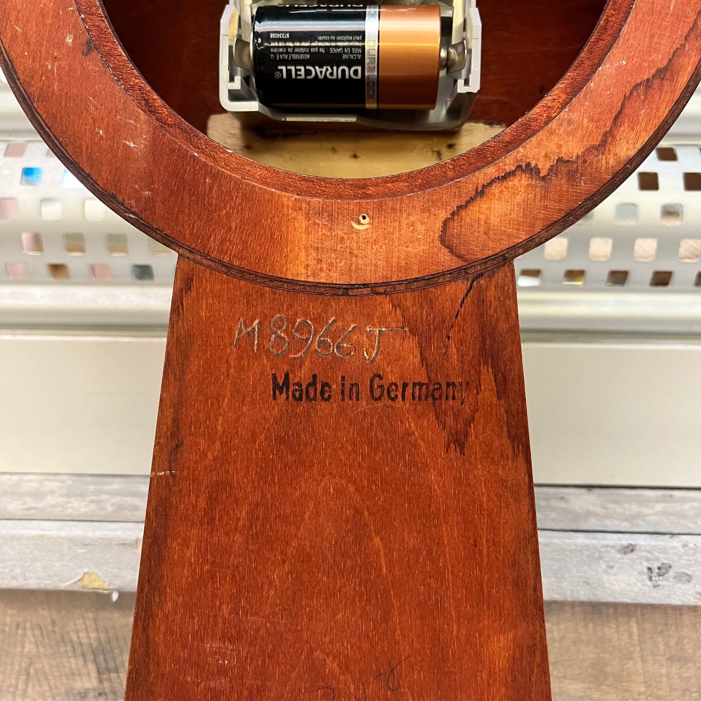 Mid-Century German Banjo Clock