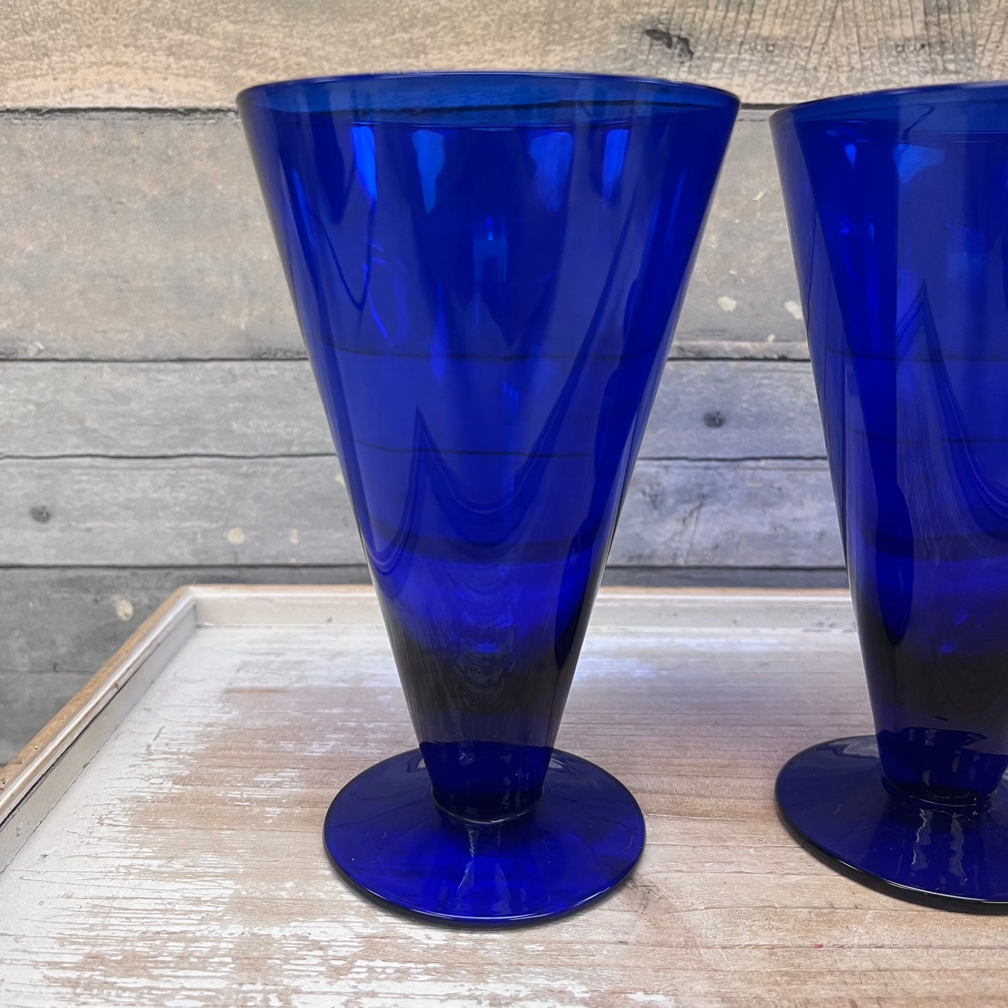 Colonial Williamsburg Cobalt Shrub Glasses, Set of 4