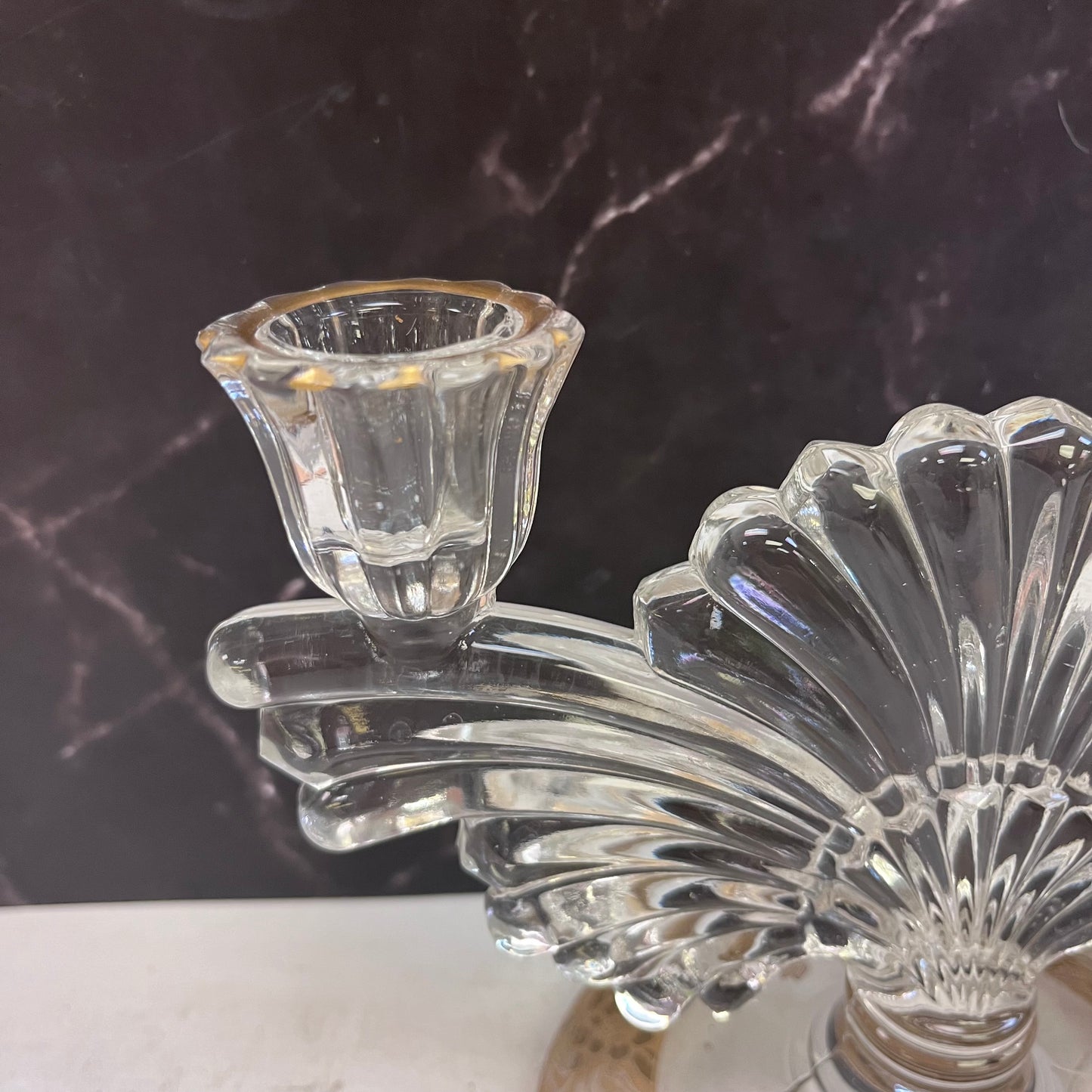 Paden City Gazebo Lotus Etching Candle Holder