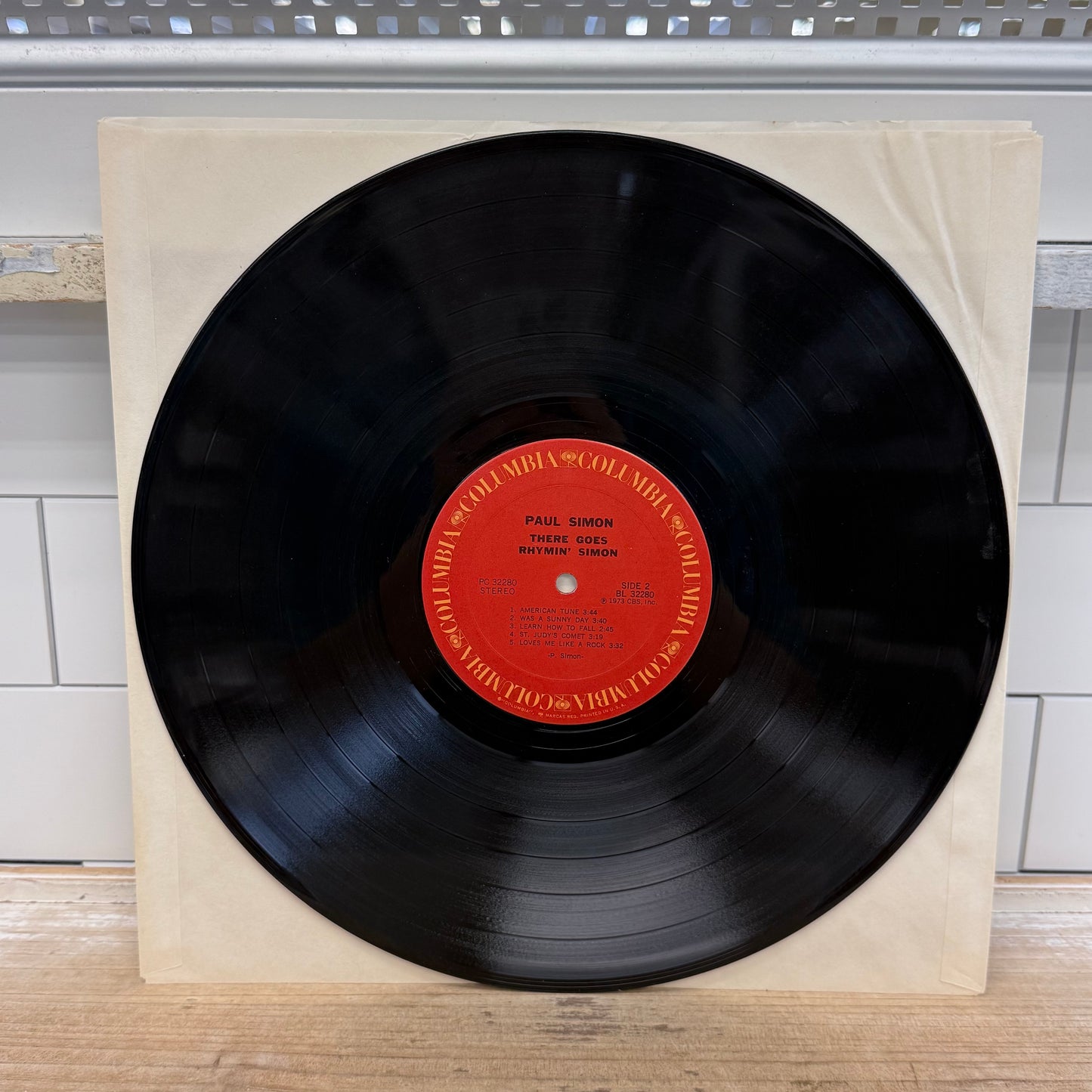 Paul Simon There Goes Rhymin' Simon Vinyl Record LP 1973 #PC-32280
