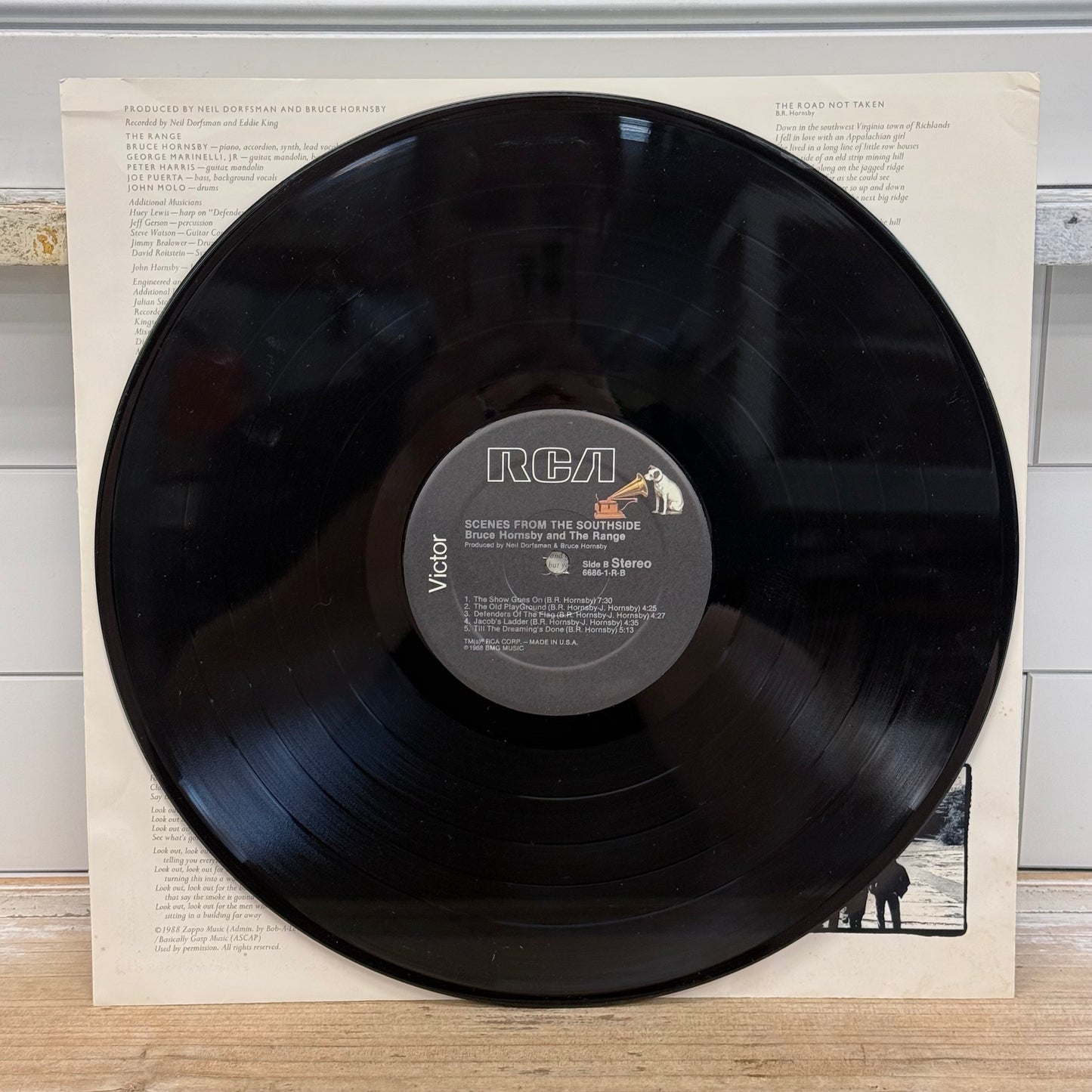 Bruce Hornsby Scenes from the Southside Vinyl 1988 #6686-1-R