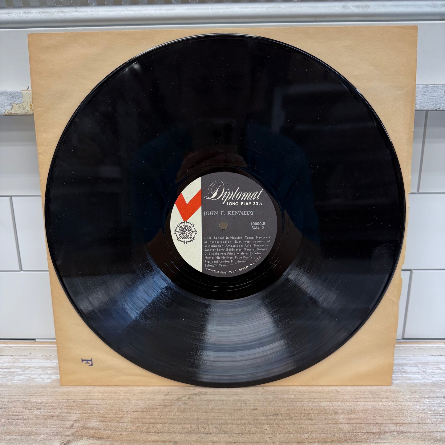 John Fitzgerald Kennedy A Memorial Album Vinyl Record, 1963
