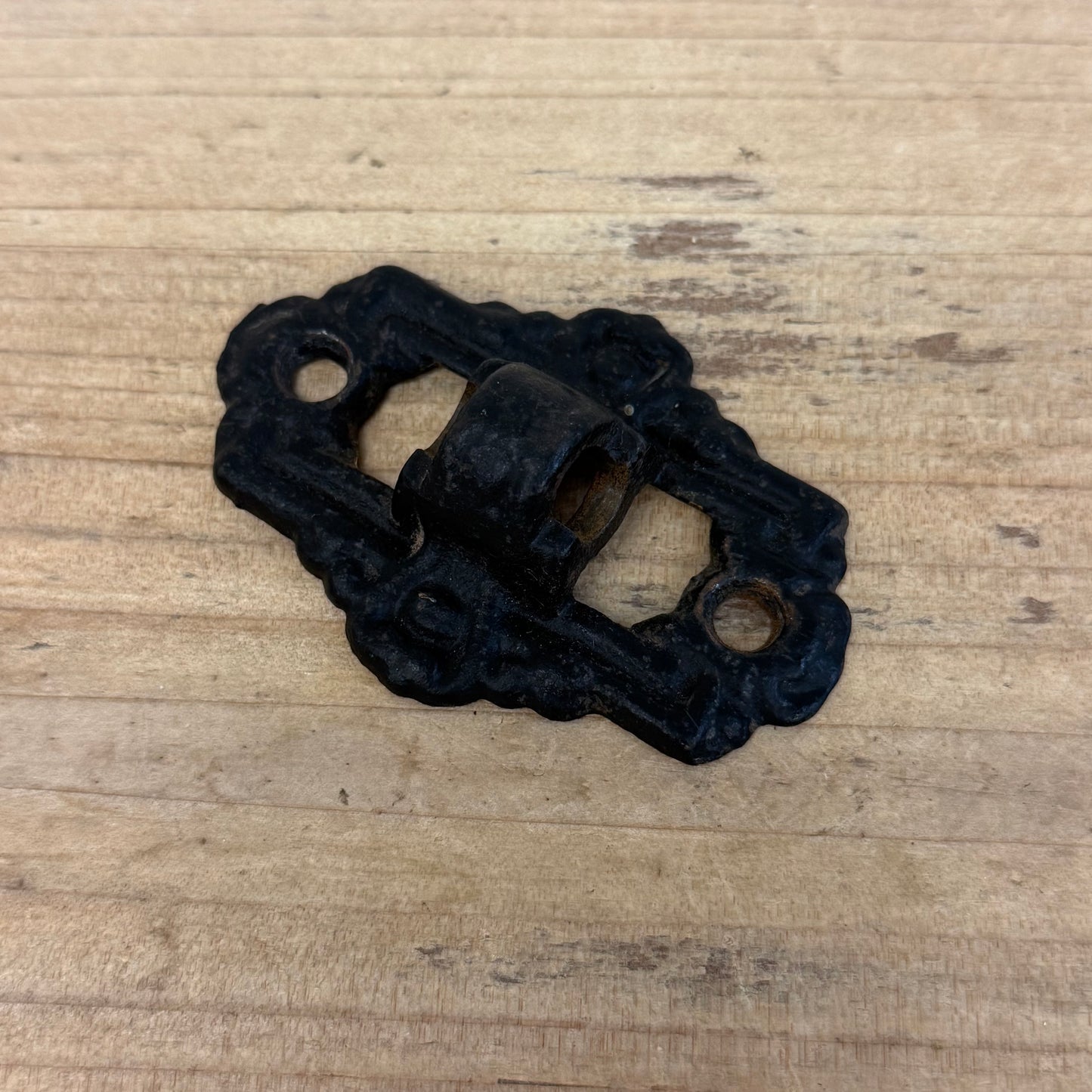 Victorian Cast Iron Kerosene Oil Lamp Wall Bracket Holder