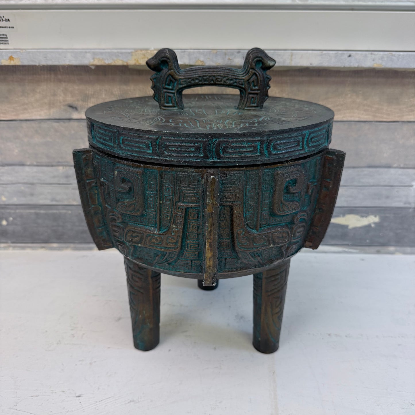 James Mont Style Bronze Ice Bucket