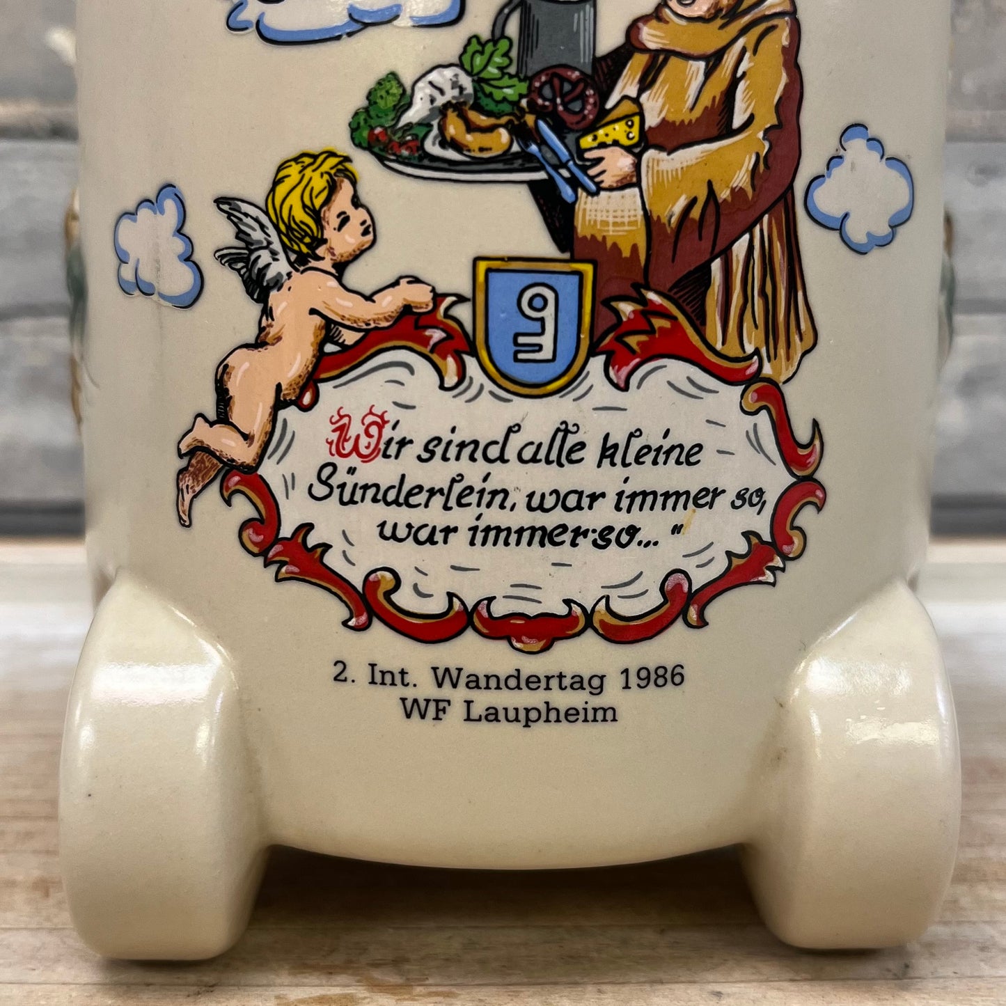 International Hiking Day Beer Stein, 1986