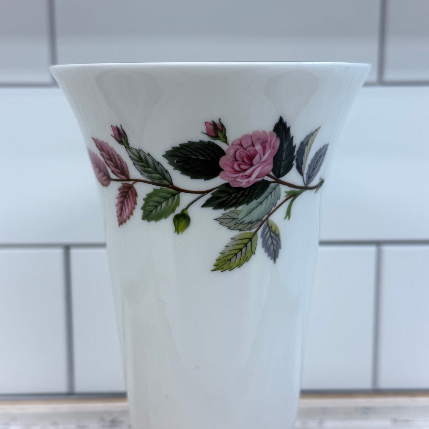 Wedgwood Hathaway Rose Bone China Vase