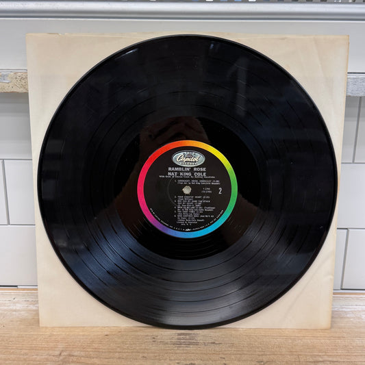 Nat King Cole Ramblin’ Rose Mono Vinyl Record 1962 #T-1793