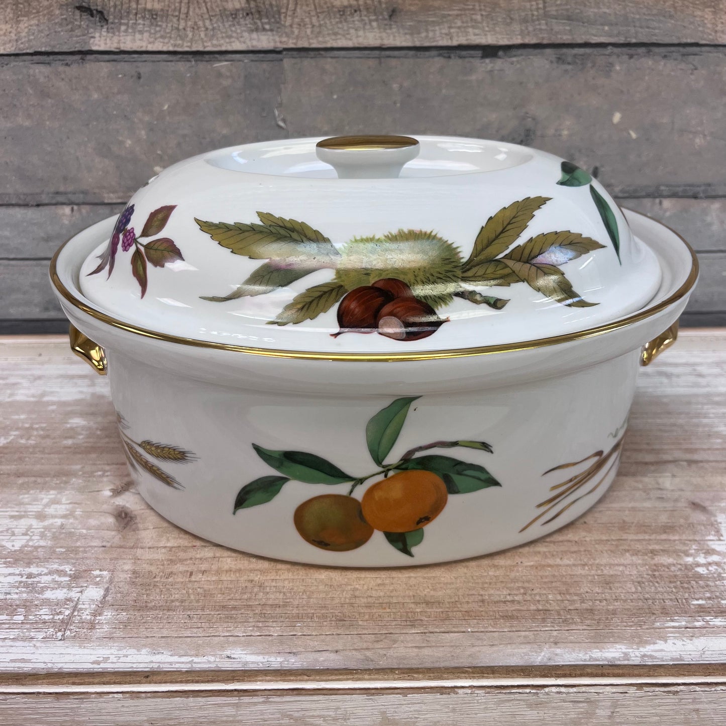 Royal Worcester Evesham Porcelain Casserole Dish