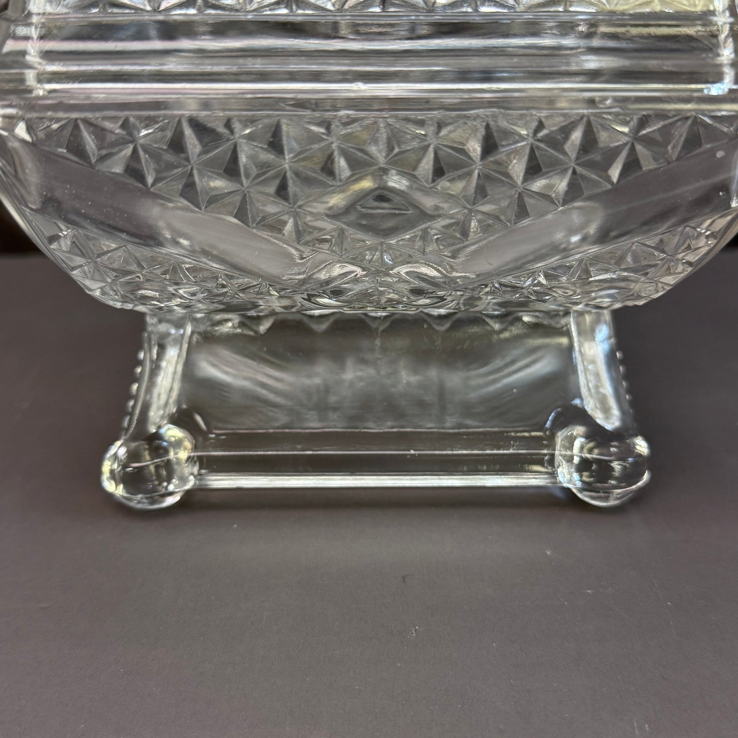 Adams & Co. Ashman Crossroads EAPG Lidded Compote, 1880s