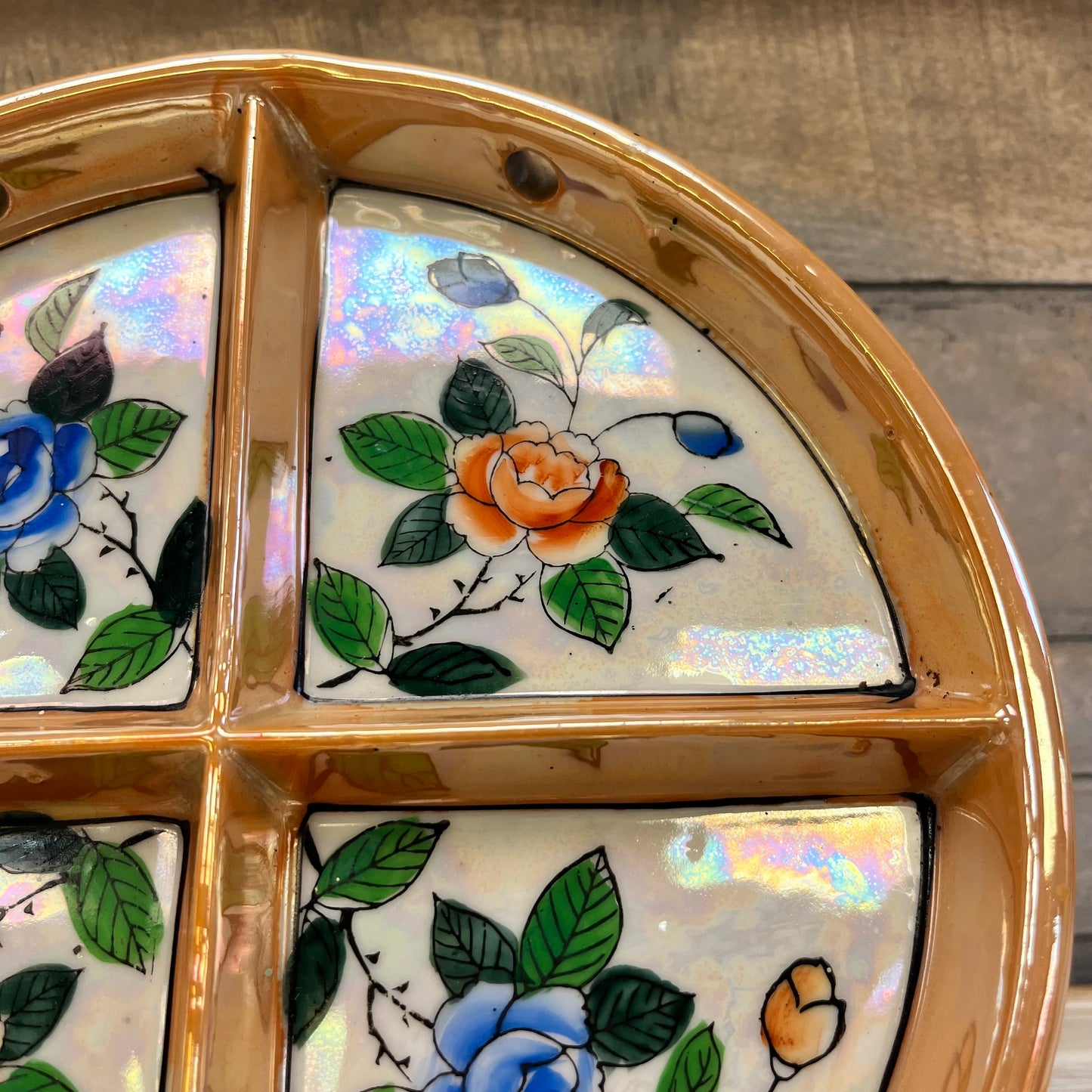 Hotta Yu Shoten & Co. Lusterware Divided Dish