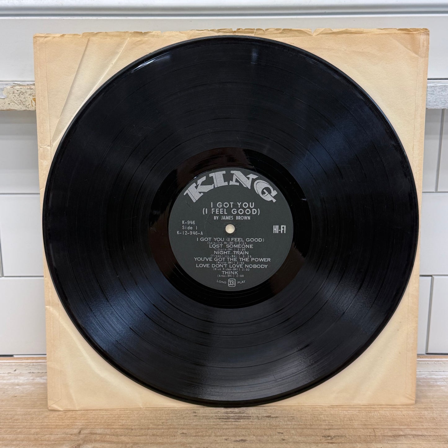 James Brown I Got You I Feel Good Vinyl Record LP 1966 #K-946