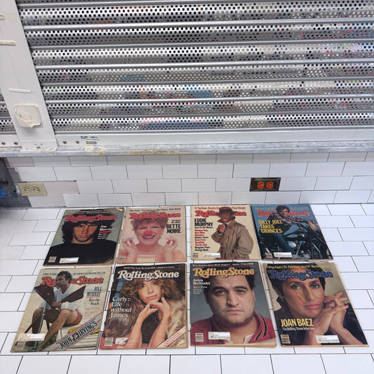 Rolling Stone Magazines Lot of 24 Vintage Issues 1981-1984