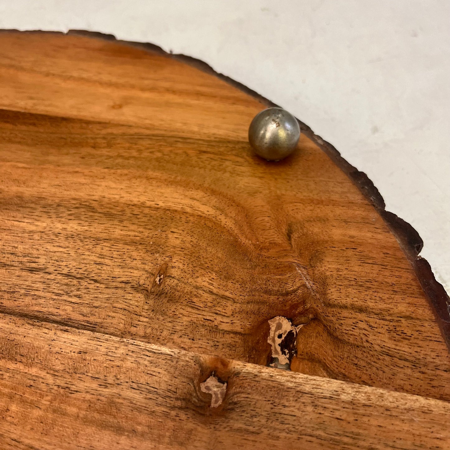 Rustic AVA Bark Edge Wooden Serving Tray