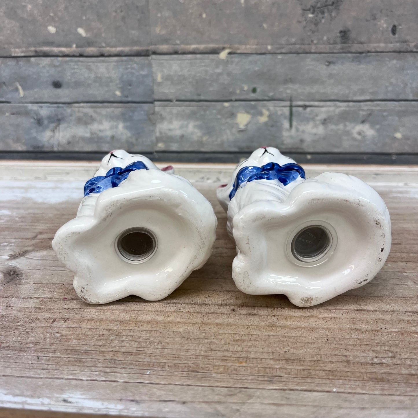 Vintage Ceramic Fancy Cat Salt & Pepper Shakers