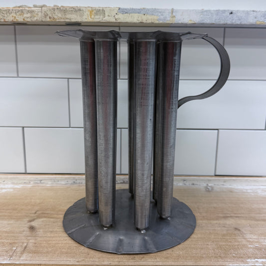 Multi Taper Candle Mold Rack Metal Farmhouse 1960s