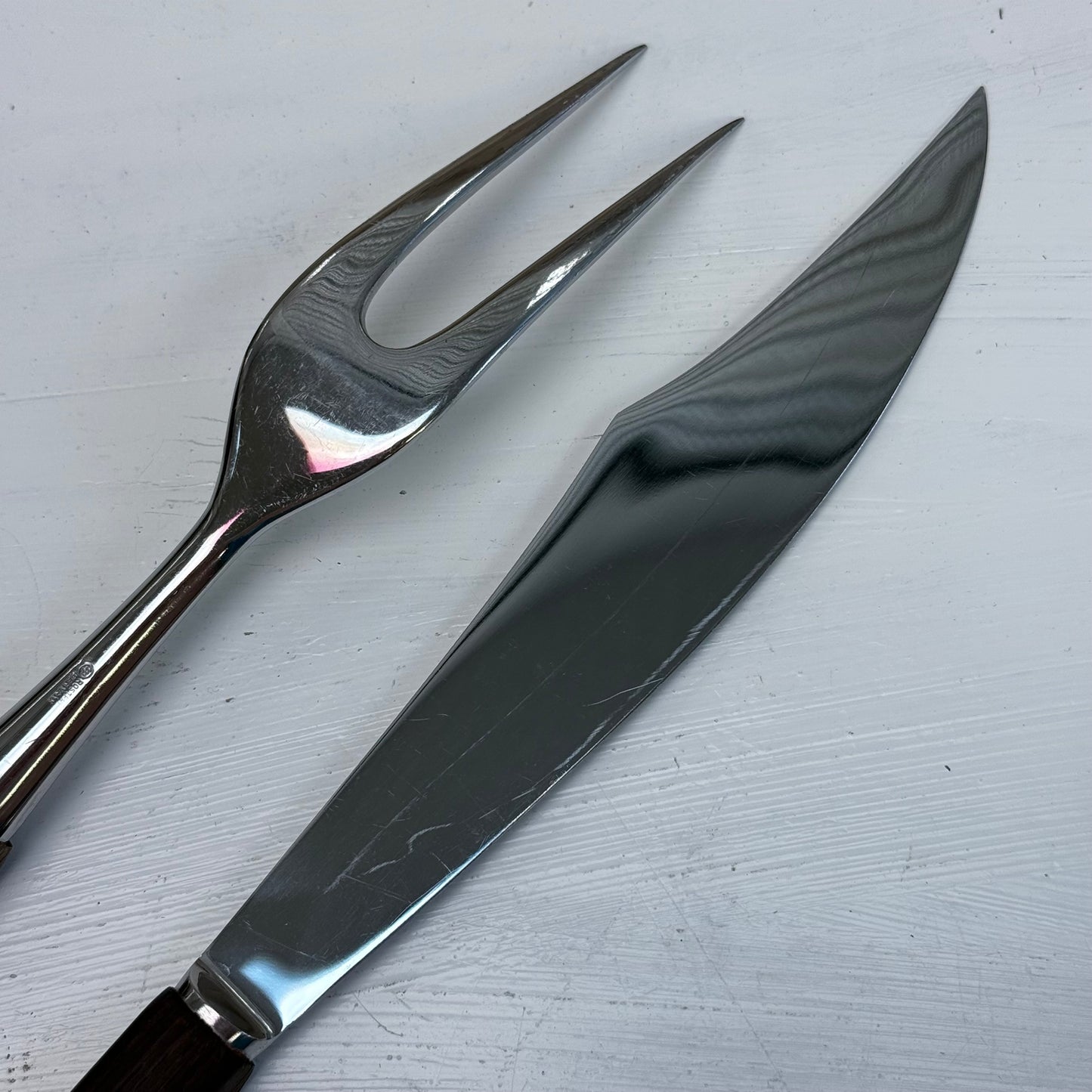 Ed. Wüsthof Germany Stainless Steel Carving Set in Box