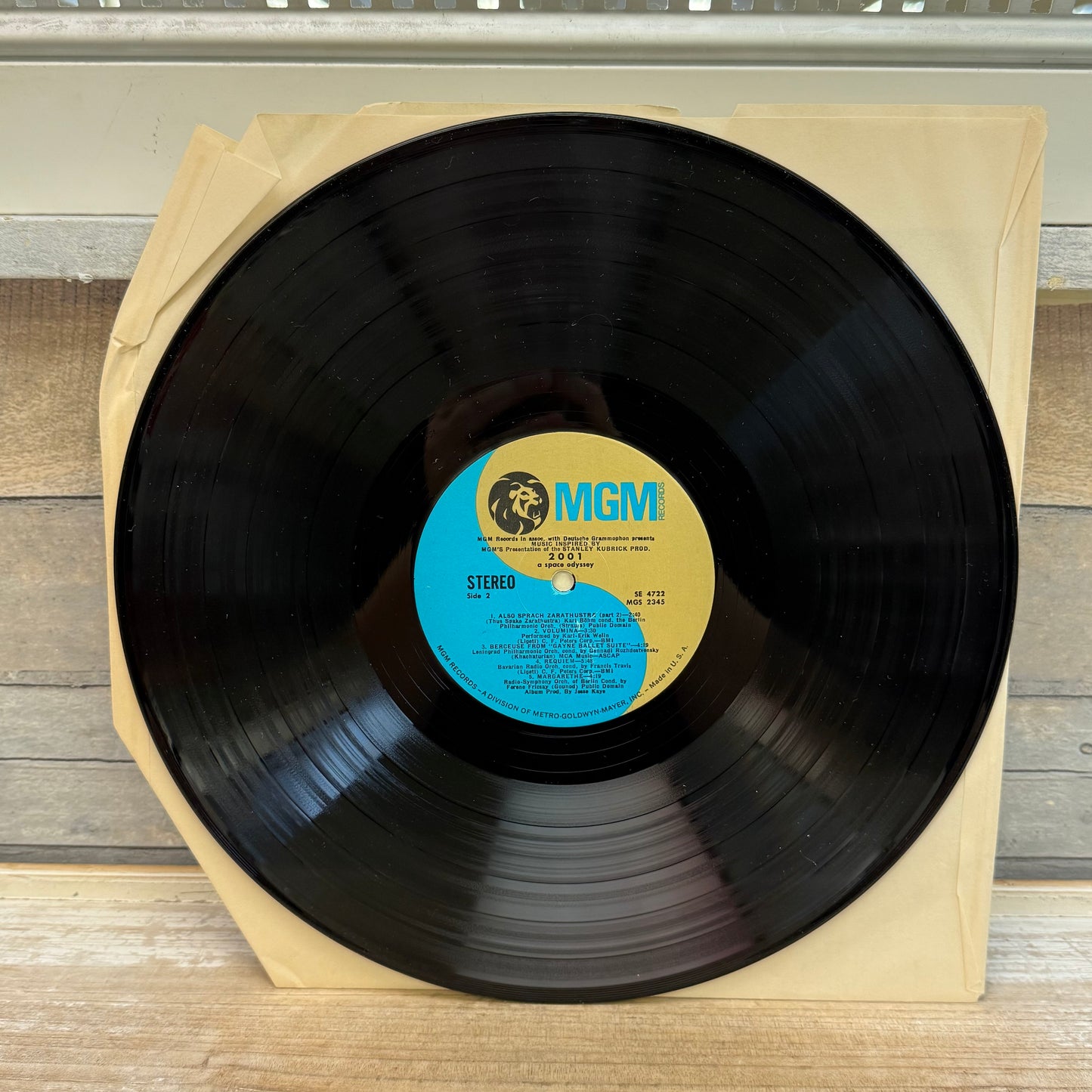 2001: A Space Odyssey Volume Two Vinyl Record, 1968