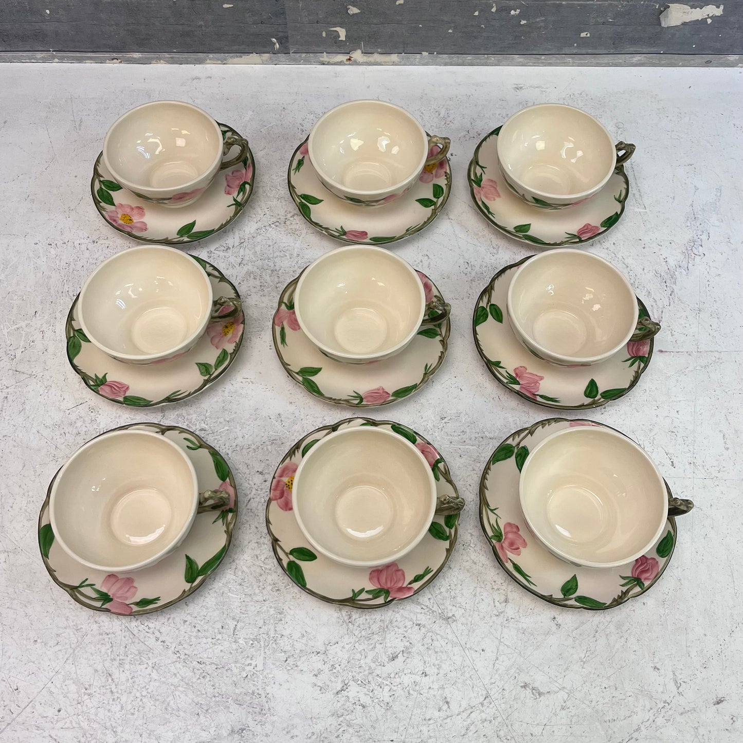 Franciscan Desert Rose Teacup and Saucer