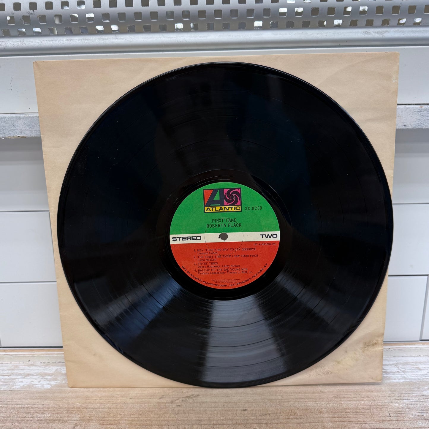 Roberta Flack First Take Vinyl Record, 1969